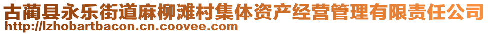 古藺縣永樂(lè)街道麻柳灘村集體資產(chǎn)經(jīng)營(yíng)管理有限責(zé)任公司