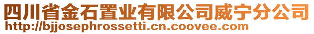 四川省金石置業(yè)有限公司威寧分公司