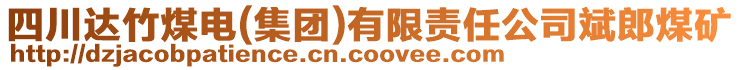 四川達竹煤電(集團)有限責任公司斌郎煤礦