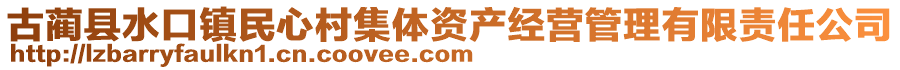 古藺縣水口鎮(zhèn)民心村集體資產(chǎn)經(jīng)營(yíng)管理有限責(zé)任公司