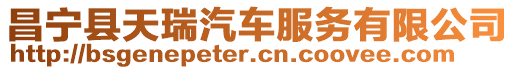 昌寧縣天瑞汽車服務(wù)有限公司