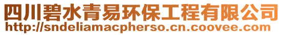 四川碧水青易環(huán)保工程有限公司