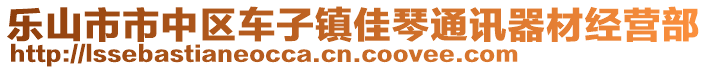 樂山市市中區(qū)車子鎮(zhèn)佳琴通訊器材經(jīng)營部