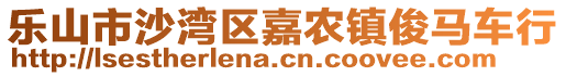 樂山市沙灣區(qū)嘉農(nóng)鎮(zhèn)俊馬車行