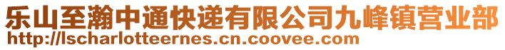 樂山至瀚中通快遞有限公司九峰鎮(zhèn)營業(yè)部