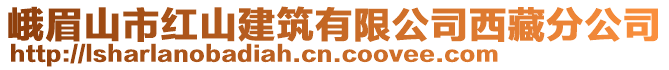 峨眉山市红山建筑有限公司西藏分公司