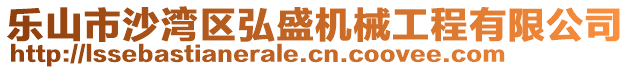 乐山市沙湾区弘盛机械工程有限公司