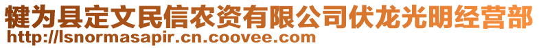 犍為縣定文民信農(nóng)資有限公司伏龍光明經(jīng)營部