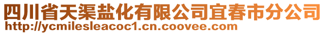 四川省天渠鹽化有限公司宜春市分公司