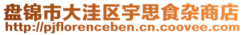 盤錦市大洼區(qū)宇思食雜商店