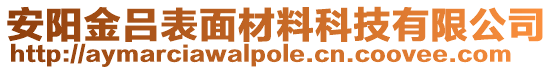 安陽金呂表面材料科技有限公司