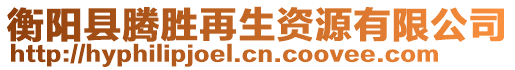 衡陽縣騰勝再生資源有限公司