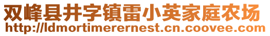 双峰县井字镇雷小英家庭农场