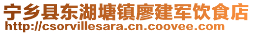 寧鄉(xiāng)縣東湖塘鎮(zhèn)廖建軍飲食店