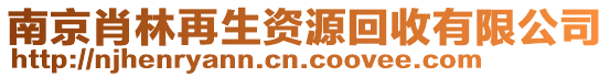 南京肖林再生资源回收有限公司