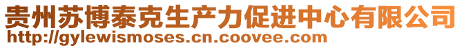 貴州蘇博泰克生產(chǎn)力促進(jìn)中心有限公司