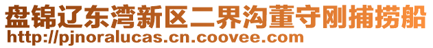 盤錦遼東灣新區(qū)二界溝董守剛捕撈船