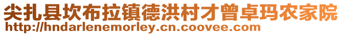 尖扎縣坎布拉鎮(zhèn)德洪村才曾卓瑪農(nóng)家院