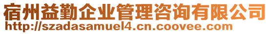 宿州益勤企業(yè)管理咨詢有限公司