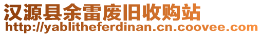 漢源縣余雷廢舊收購站