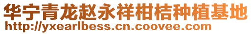 華寧青龍趙永祥柑桔種植基地