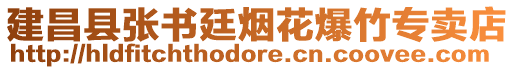 建昌縣張書廷煙花爆竹專賣店