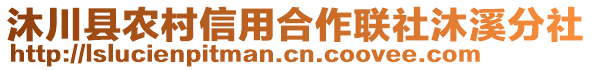 沐川縣農(nóng)村信用合作聯(lián)社沐溪分社