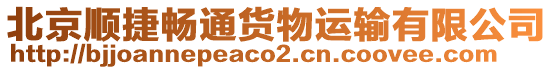 北京順捷暢通貨物運輸有限公司