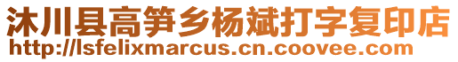 沐川縣高筍鄉(xiāng)楊斌打字復(fù)印店