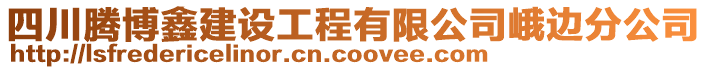 四川腾博鑫建设工程有限公司峨边分公司