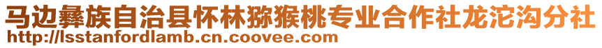 馬邊彝族自治縣懷林獼猴桃專業(yè)合作社龍沱溝分社