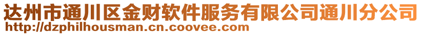 達州市通川區(qū)金財軟件服務有限公司通川分公司