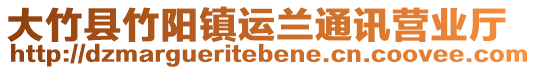 大竹縣竹陽鎮(zhèn)運蘭通訊營業(yè)廳