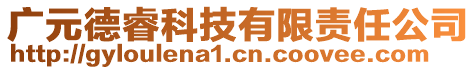 广元德睿科技有限责任公司