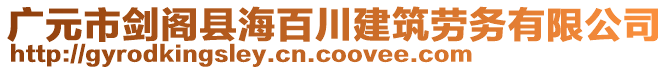 廣元市劍閣縣海百川建筑勞務(wù)有限公司