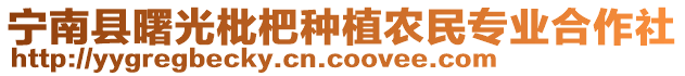 寧南縣曙光枇杷種植農(nóng)民專(zhuān)業(yè)合作社