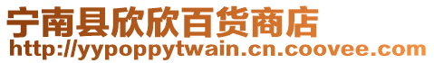 寧南縣欣欣百貨商店