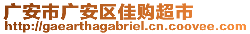 廣安市廣安區(qū)佳購超市