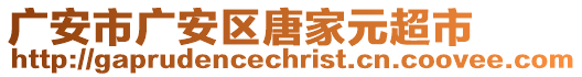 廣安市廣安區(qū)唐家元超市