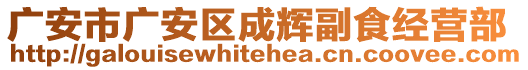 廣安市廣安區(qū)成輝副食經(jīng)營部