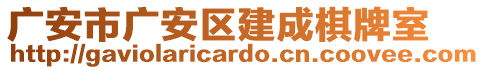 廣安市廣安區(qū)建成棋牌室