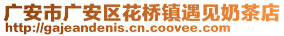 廣安市廣安區(qū)花橋鎮(zhèn)遇見奶茶店