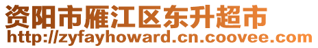 資陽市雁江區(qū)東升超市