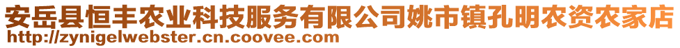 安岳縣恒豐農業(yè)科技服務有限公司姚市鎮(zhèn)孔明農資農家店