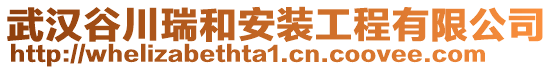 武漢谷川瑞和安裝工程有限公司