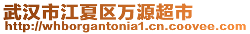 武漢市江夏區(qū)萬(wàn)源超市