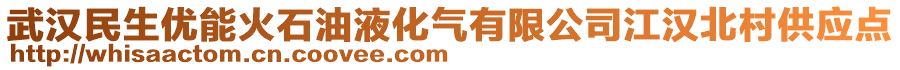 武漢民生優(yōu)能火石油液化氣有限公司江漢北村供應(yīng)點(diǎn)