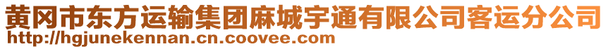 黃岡市東方運輸集團麻城宇通有限公司客運分公司