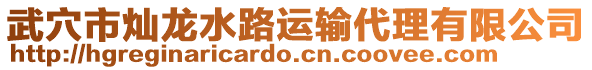 武穴市燦龍水路運(yùn)輸代理有限公司