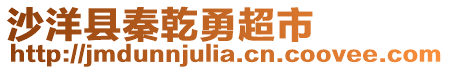 沙洋縣秦乾勇超市